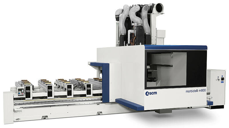 CNC-Bearbeitungszentren - CNC-Bearbeitungsmaschinen zum Fräsen und Bohren - morbidelli m600/800