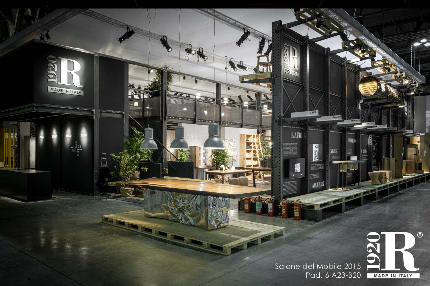 Scm Group celebrates with Riva 1920 its 95 years of success, sponsoring the Milan Furniture Show  (Salone del Mobile 2015)