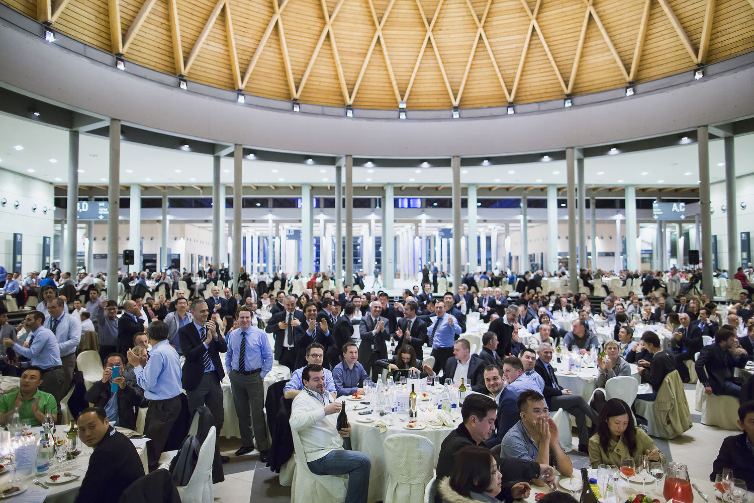 THE HOME EVENT Celebration dinner:  the world under the wooden dome.