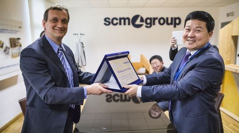 Exceptional visits in Scm Group from China