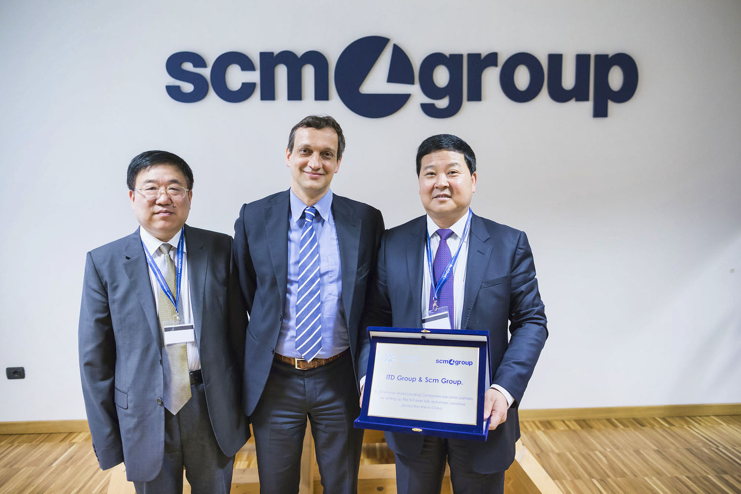Exceptional visits in Scm Group from China
