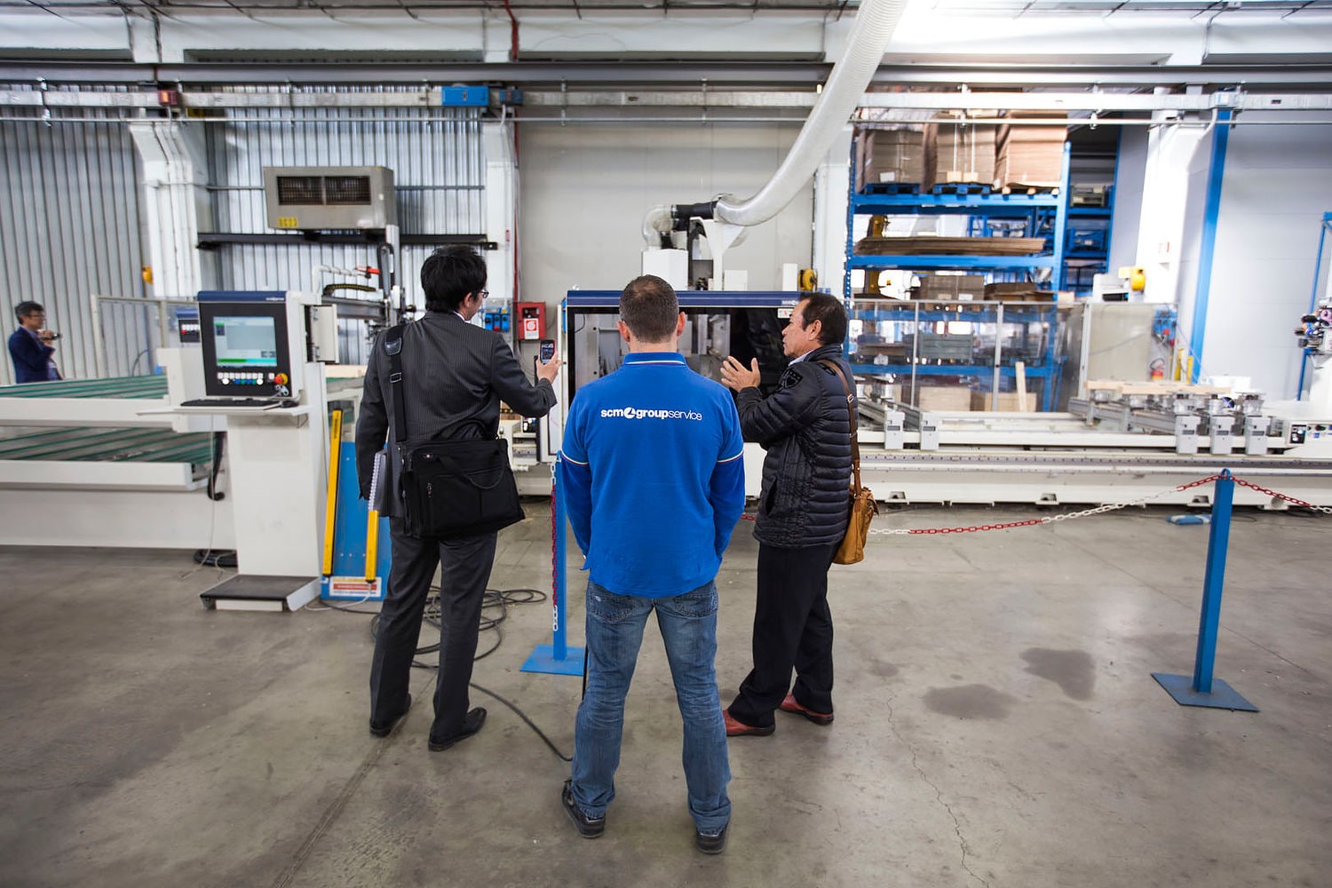 Japanese manufacturers of windows on a visit to SCM