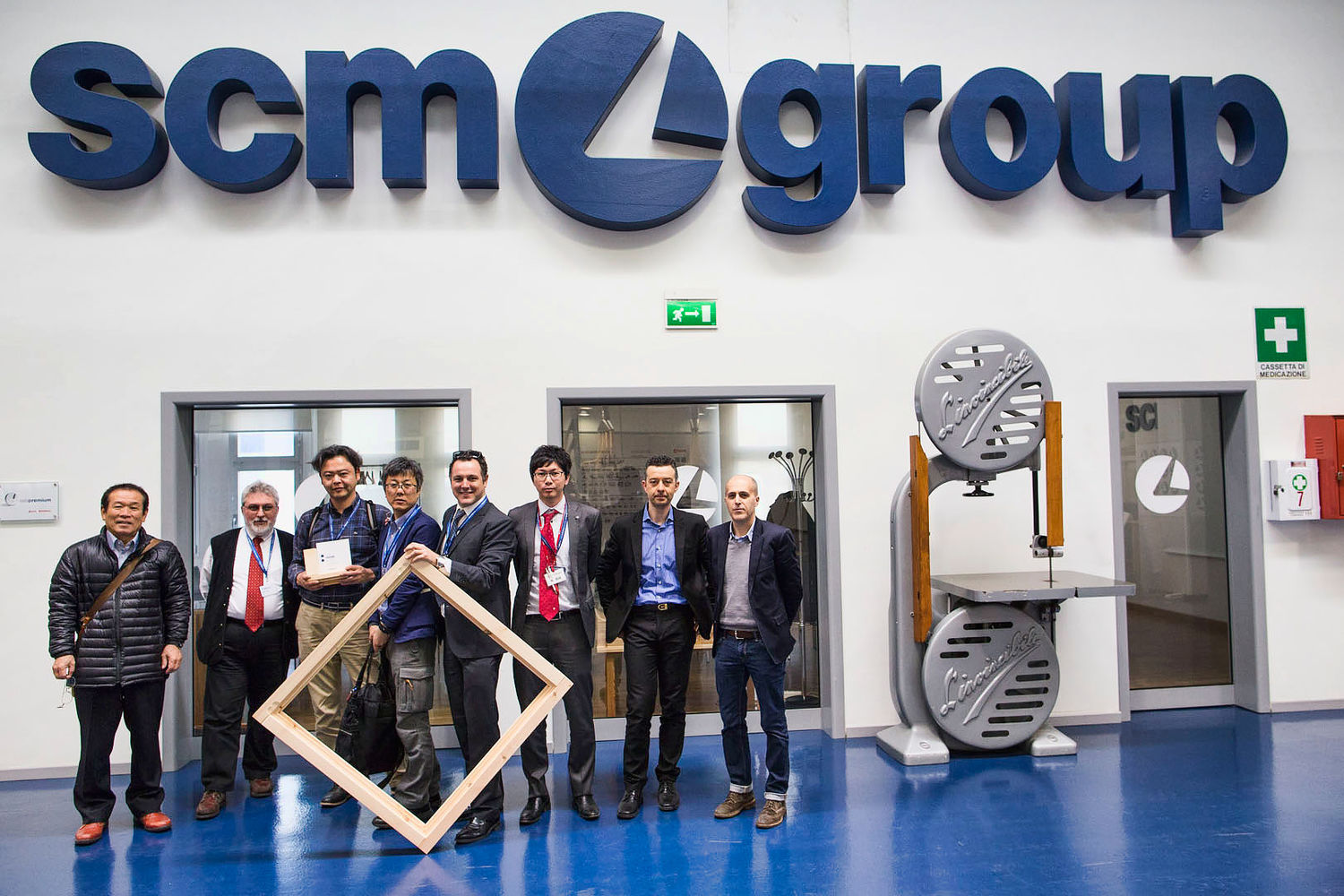 Japanese manufacturers of windows on a visit to SCM