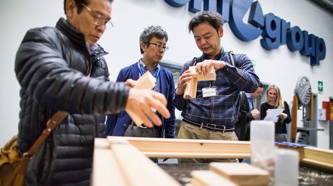 Japanese manufacturers of windows on a visit to SCM