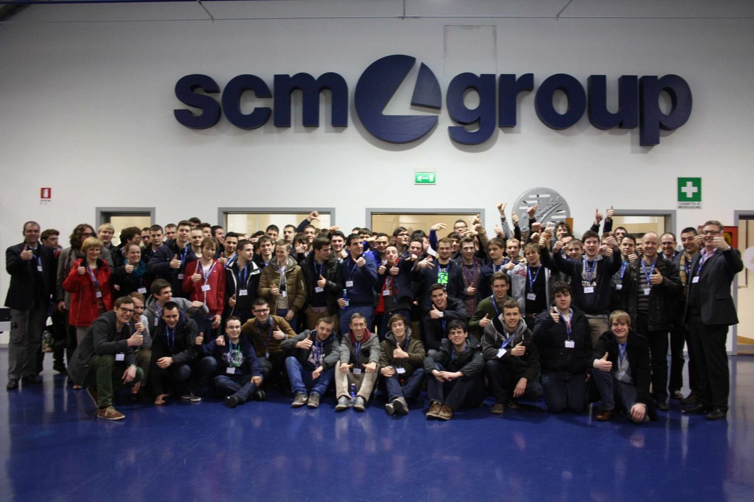 Belgian students visit SCM Group