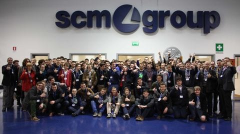 Belgian students visit SCM Group