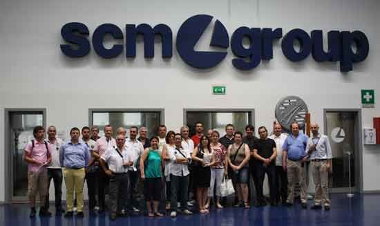 FRENCH CUSTOMERS IN VISIT in Rimini