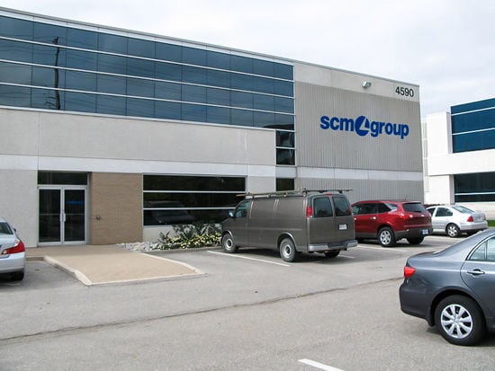 NEW HEADQUARTERS IN ONTARIO FOR SCM GROUP CANADA