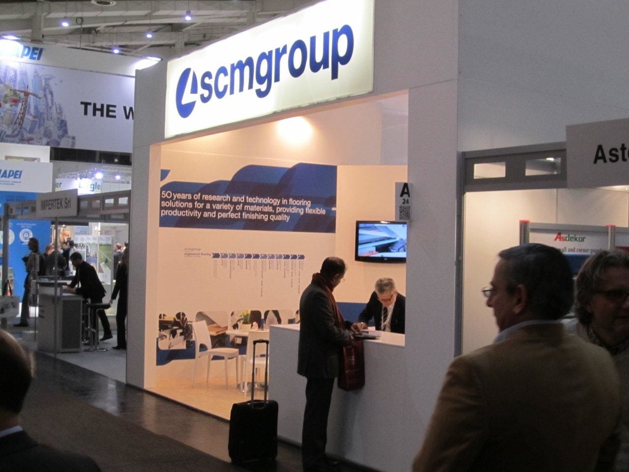 Gli stand SCM alla Domotex di Hannover 2013