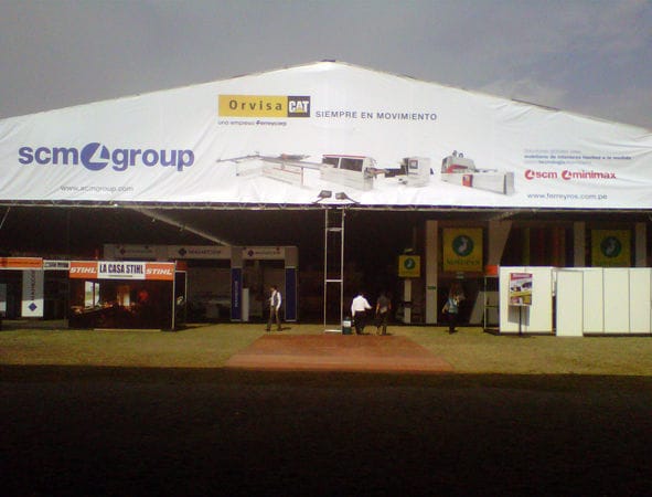 Scm Group and Orvisa at Fenafor Exhibition (Perù) 2012