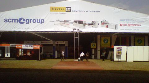 Scm Group and Orvisa at Fenafor Exhibition (Perù) 2012