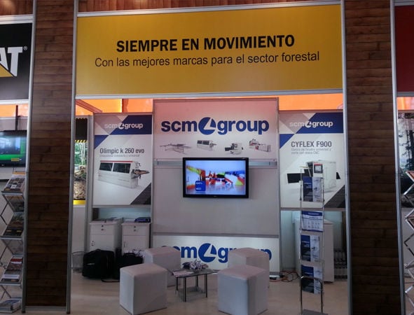 Scm Group and Orvisa at Fenafor Exhibition (Perù) 2012