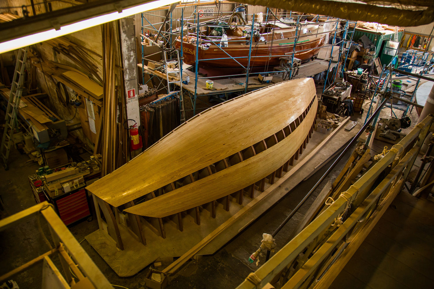 "Strip Planking Rastremato" new perspectives for the wood boat building