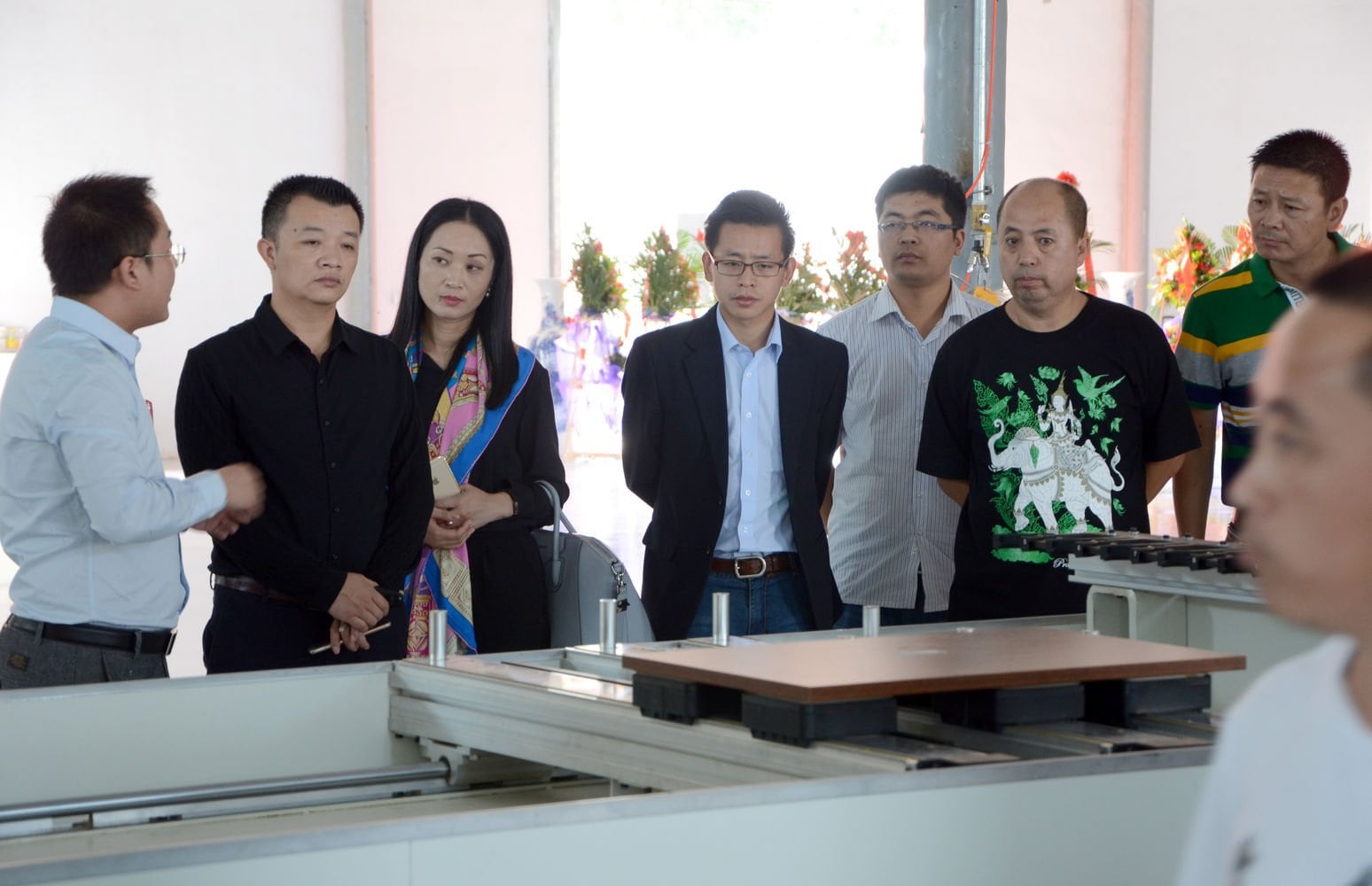 Successful opening ceremony of panel furniture cloud intelligent factory in China.