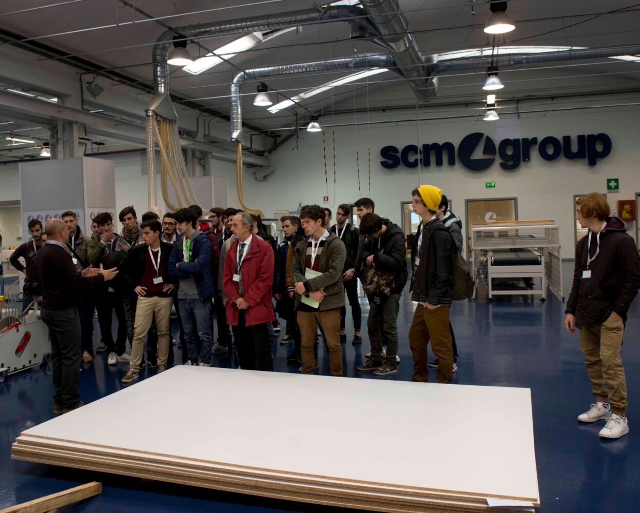 Scm Group Leads Students Towards The Future Technologies