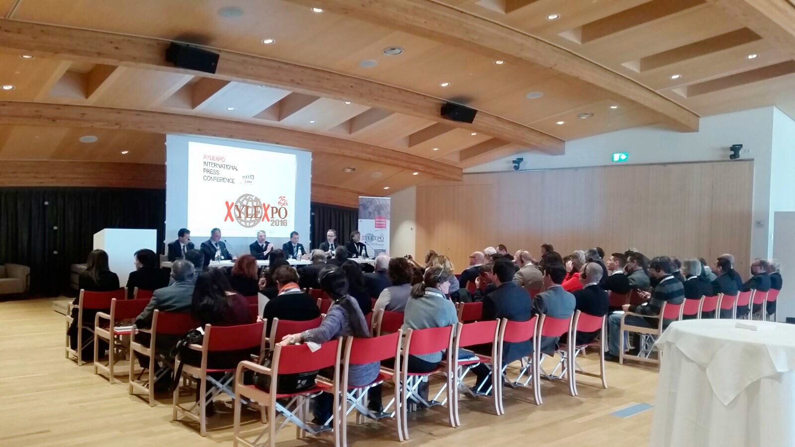 conferenza stampa Xylexpo 2016