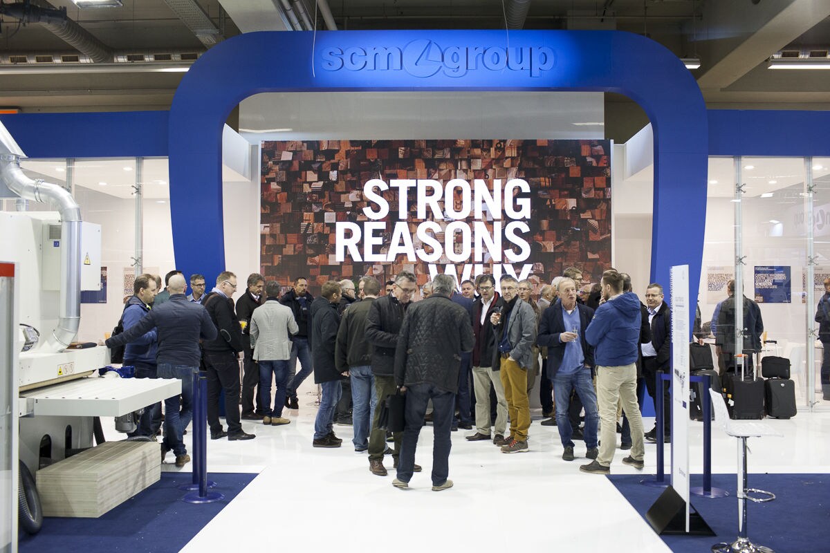 110.000 STRONG REASONS WHY: Scm Group bei der Holz-Handwerk!