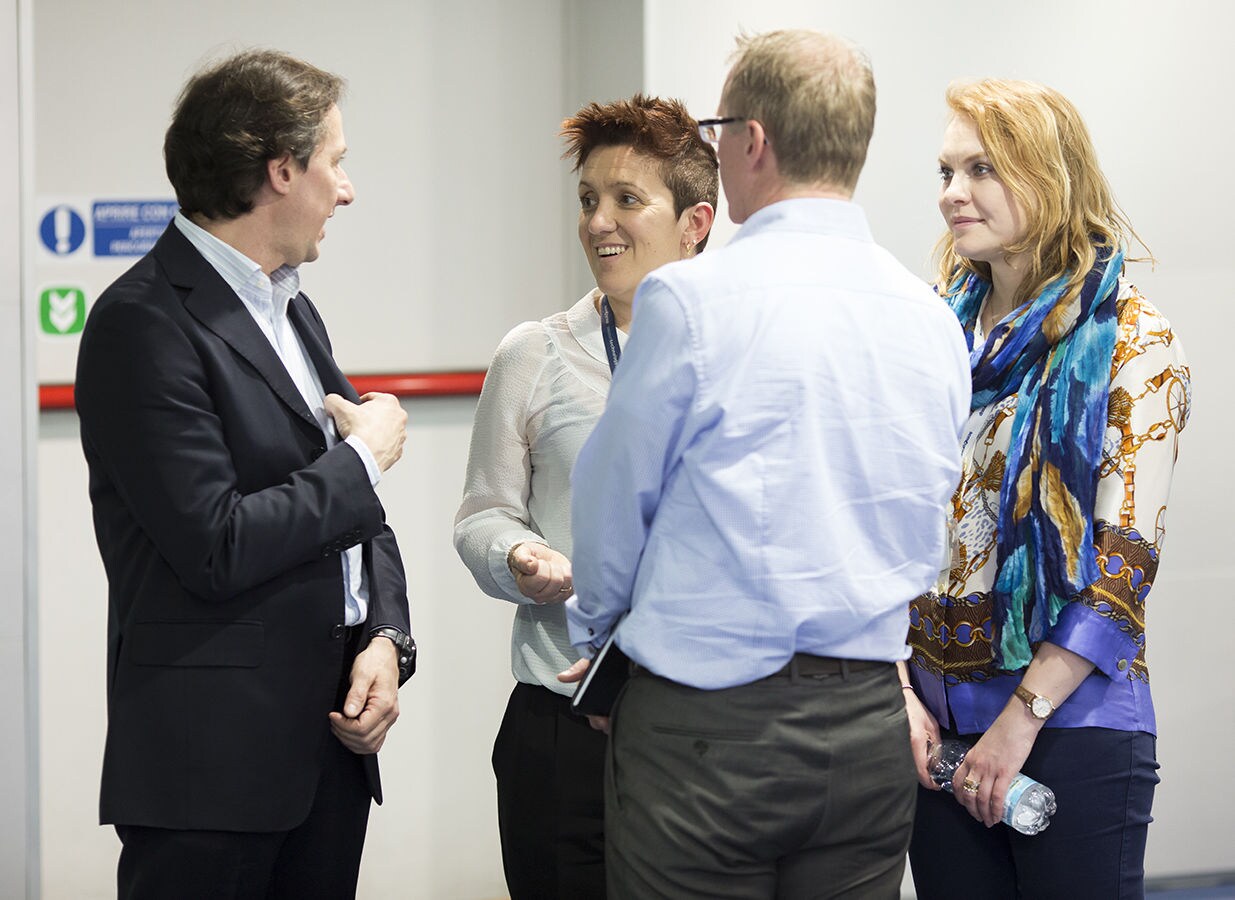 Une délégation allemande en visite au siège Scm Group