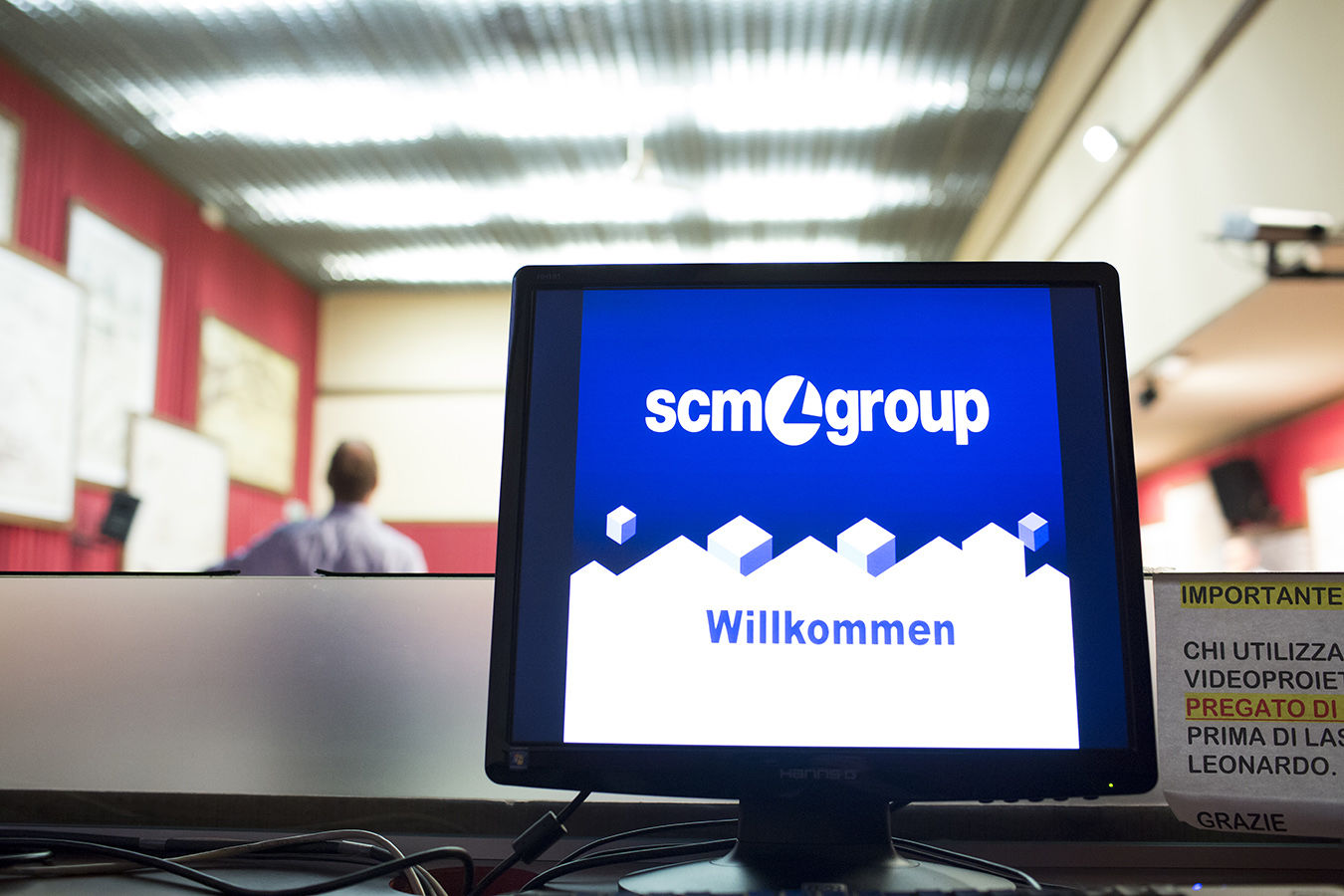 Une délégation allemande en visite au siège Scm Group