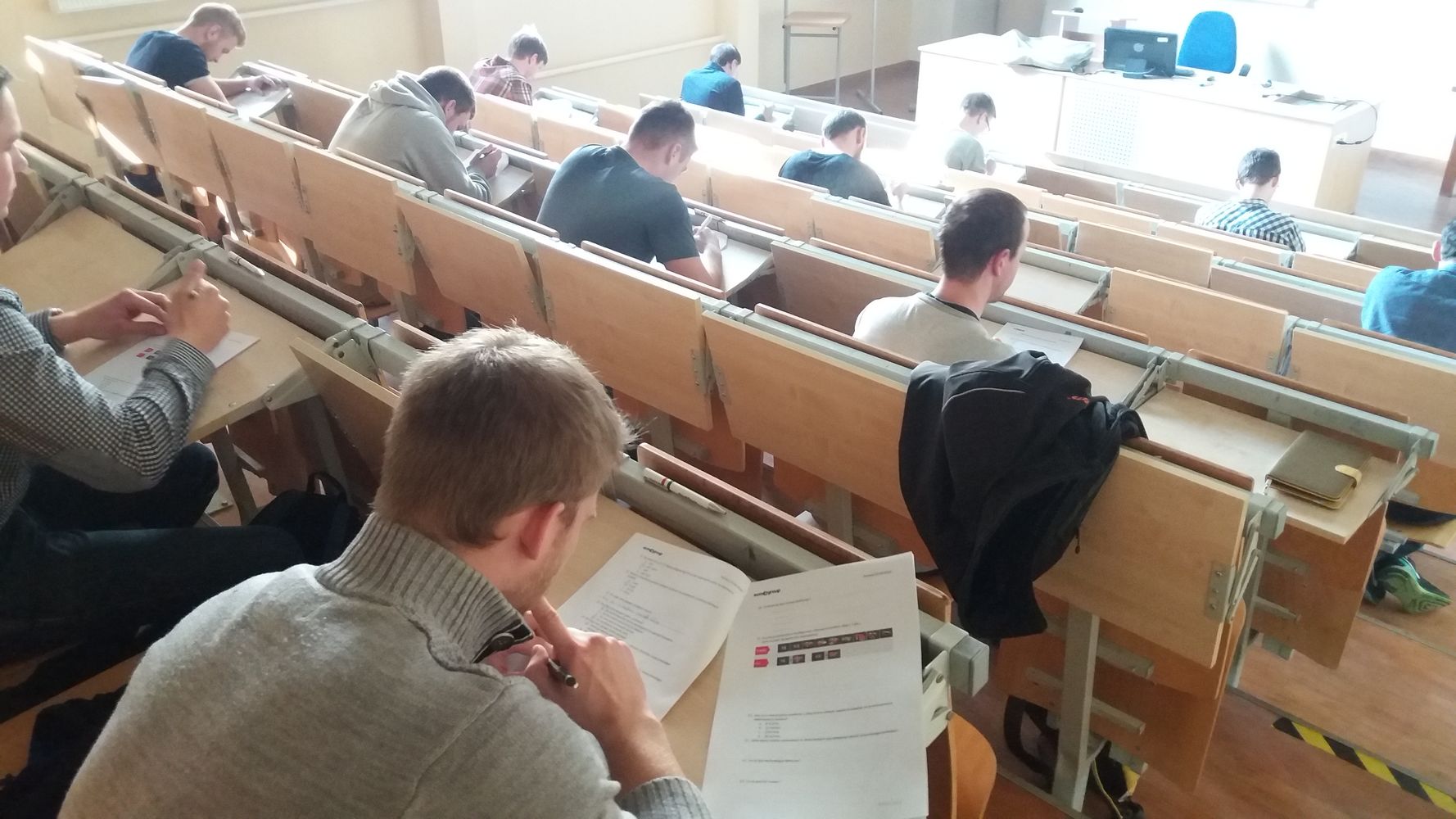 Knowledge test at the University of Life Sciences in Poznan