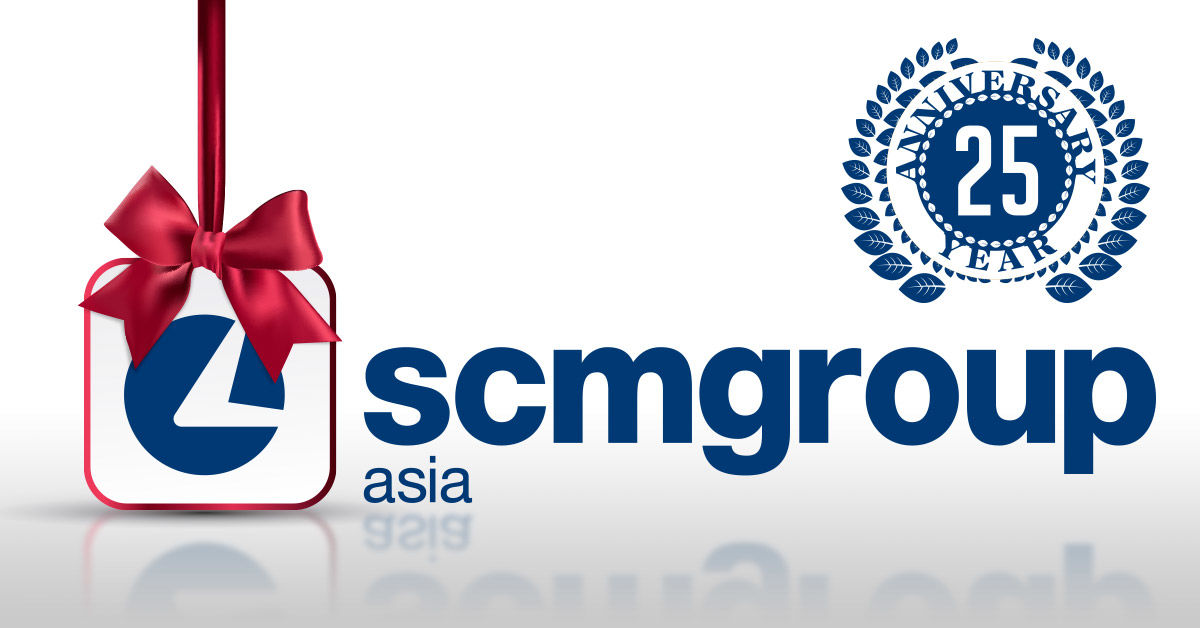 Scm Group Asia celebrates the 25th anniversary! 