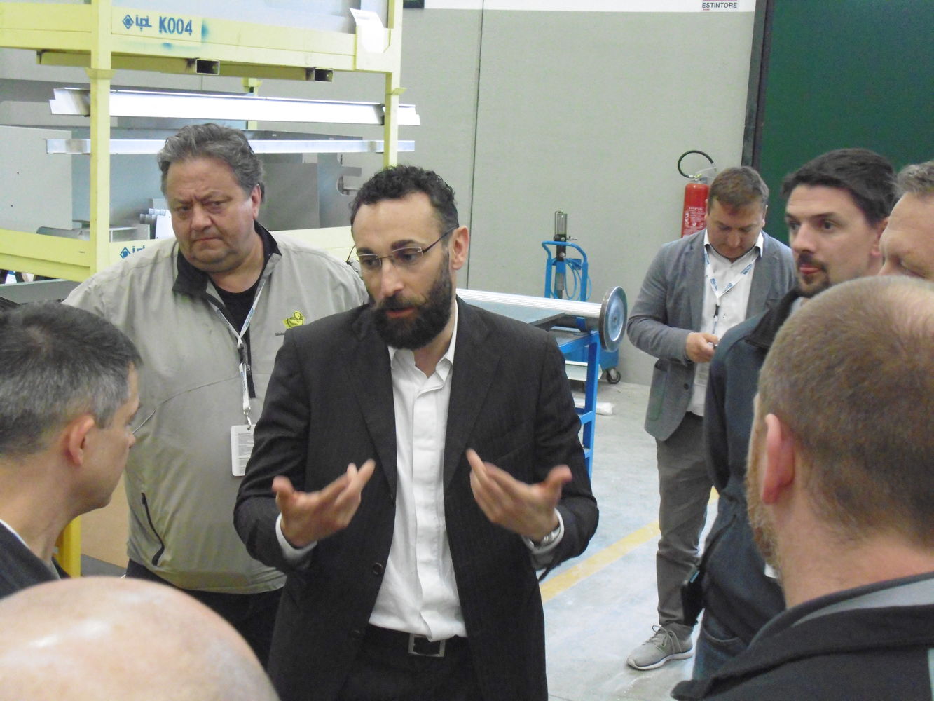 Viel Freude beim Besuch der Gäste von SFA bei CMS