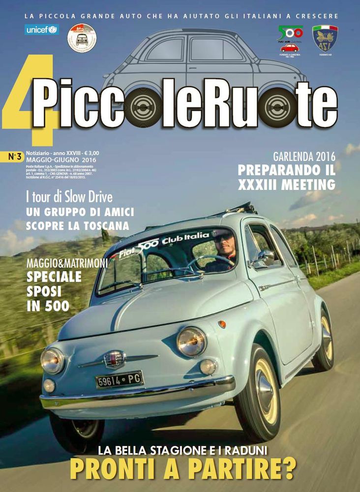 500Kube featured on the Italian magazine "4 Piccole Ruote"