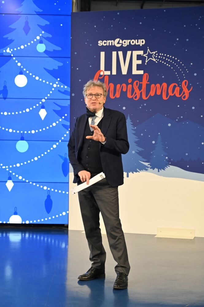 Scm Group Live Christmas: lots of new features for the pre-Christmas event at the Italian plants