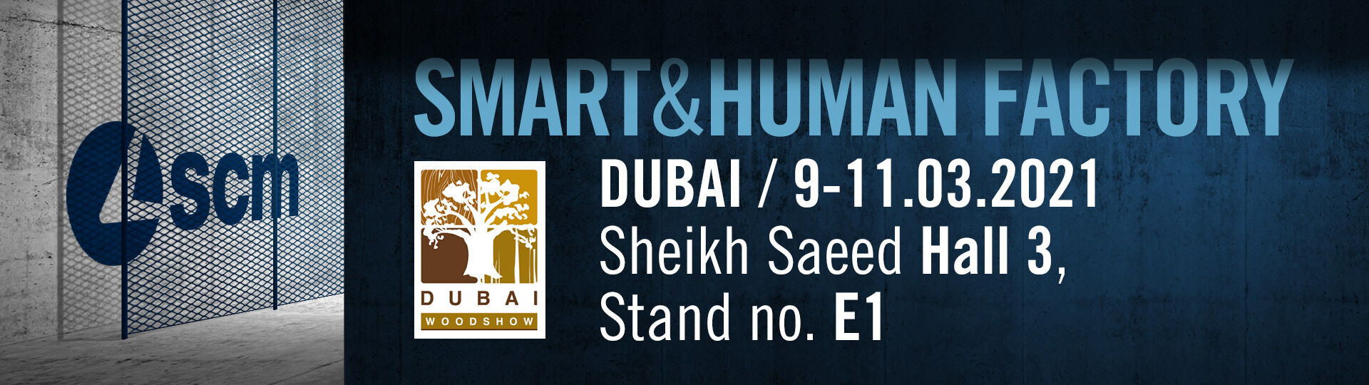 Las últimas novedades SCM en Dubai Woodshow (Sheikh Saed Hall 3, stand E1)