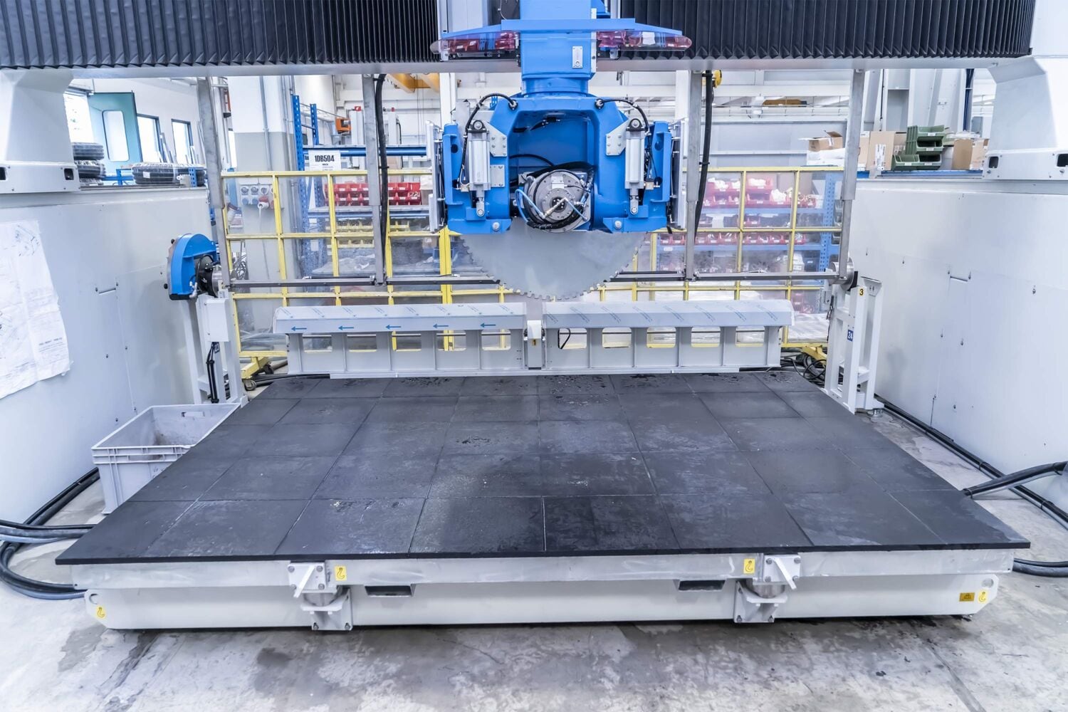 Convert a machining center into a Bridge Saw? You can with Cms Stone Technology!