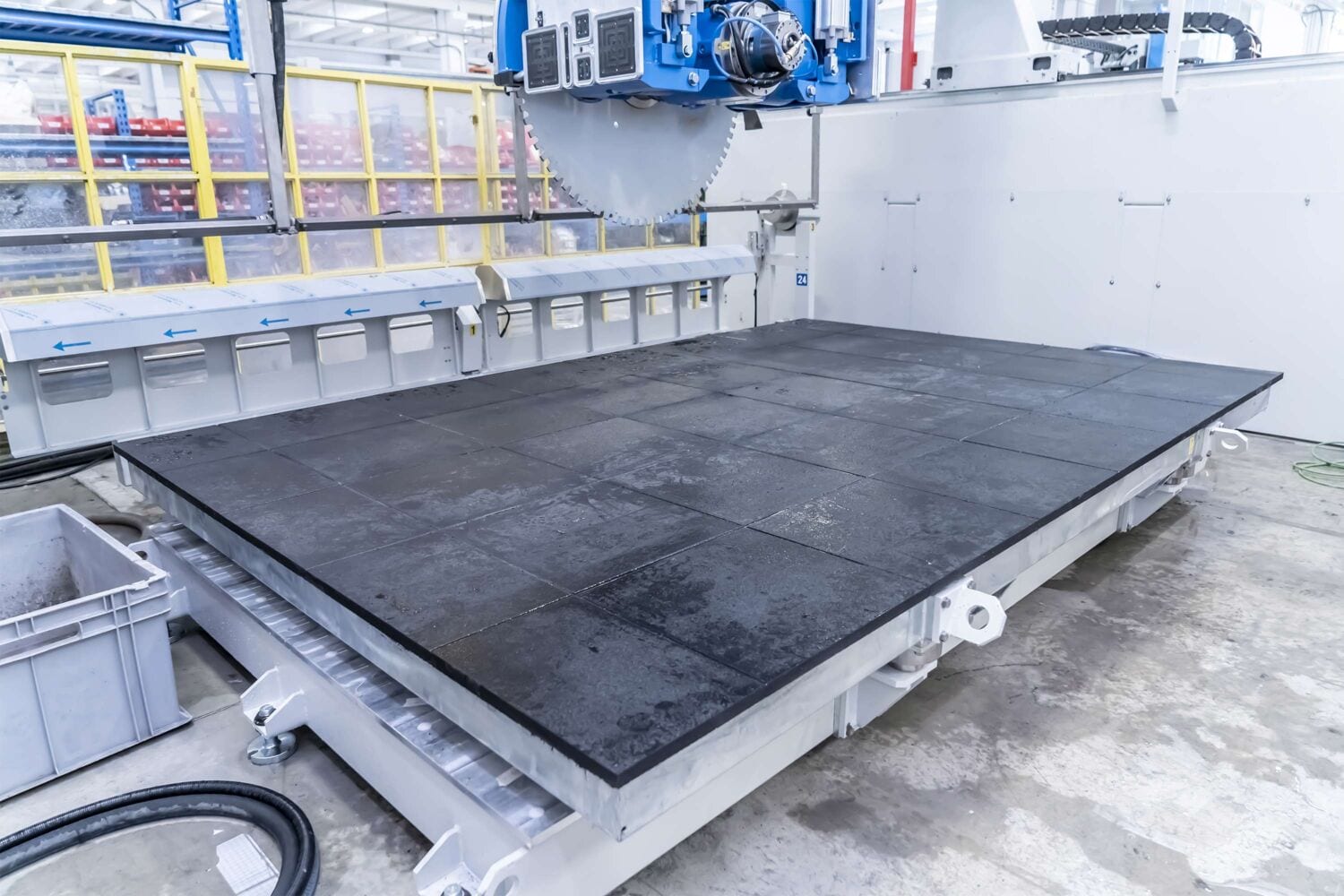 Convert a machining center into a Bridge Saw? You can with Cms Stone Technology!