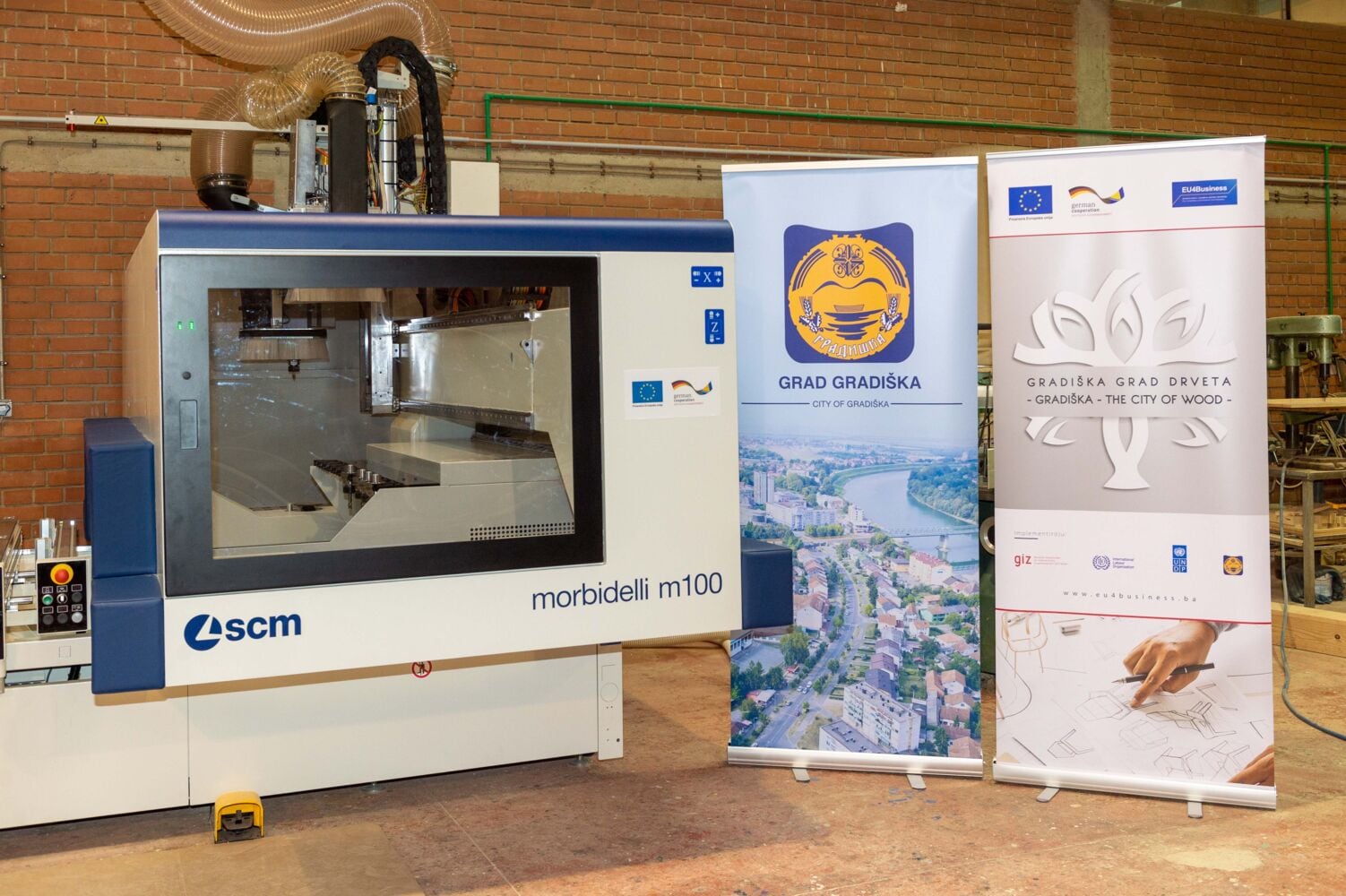 From SCM, the first machining centre for future woodworking professionals in Bosnia