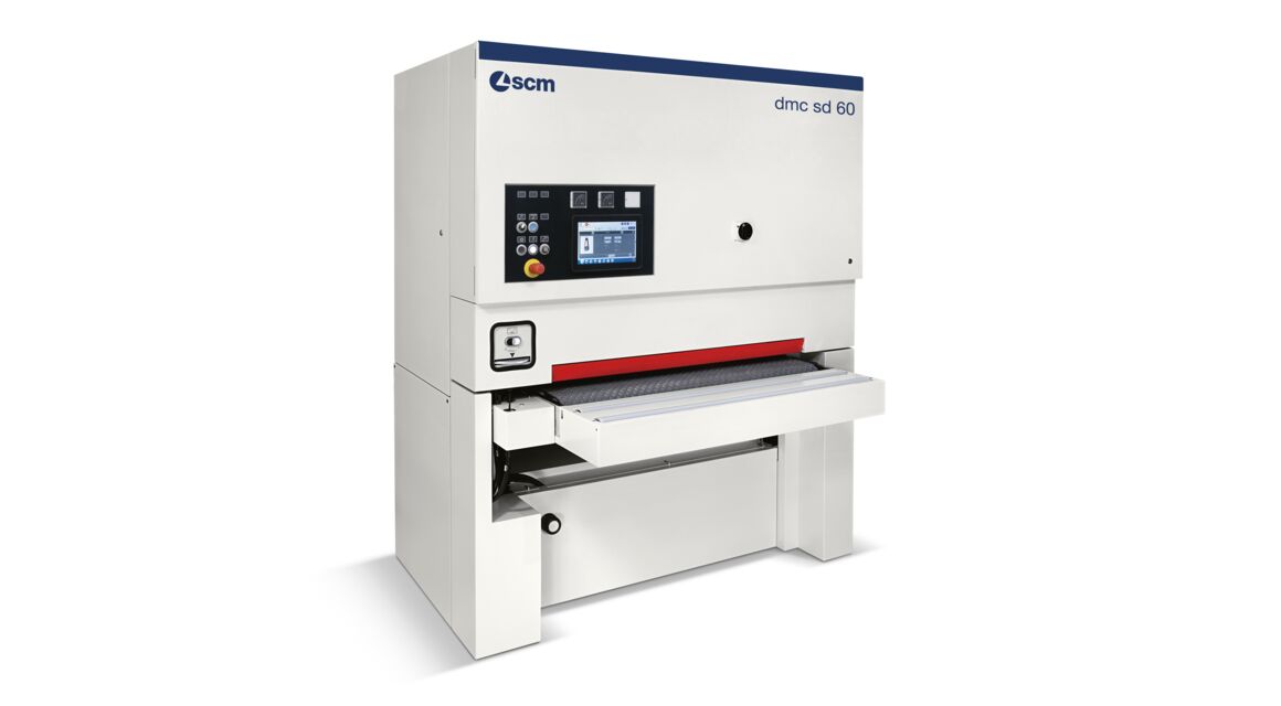 Automatische Breitbandkalibrier- und Feinschliffautomaten DMC SD 60 - SCM Group