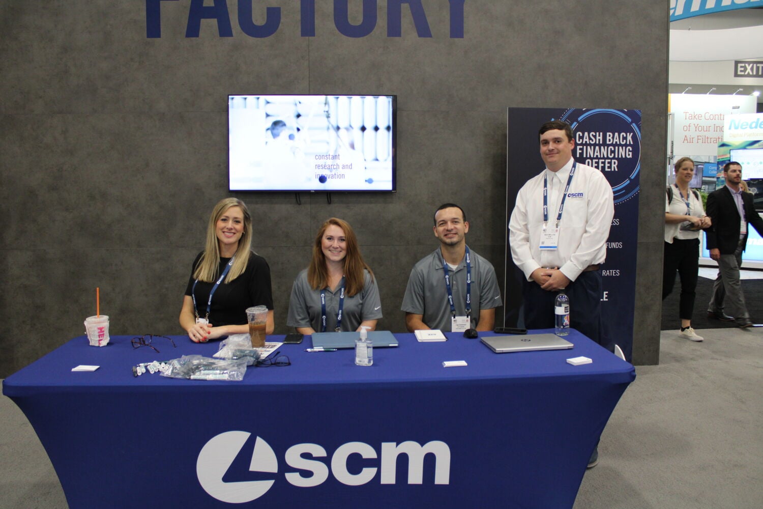 SCM at AWFS with its Smart&Human factory 