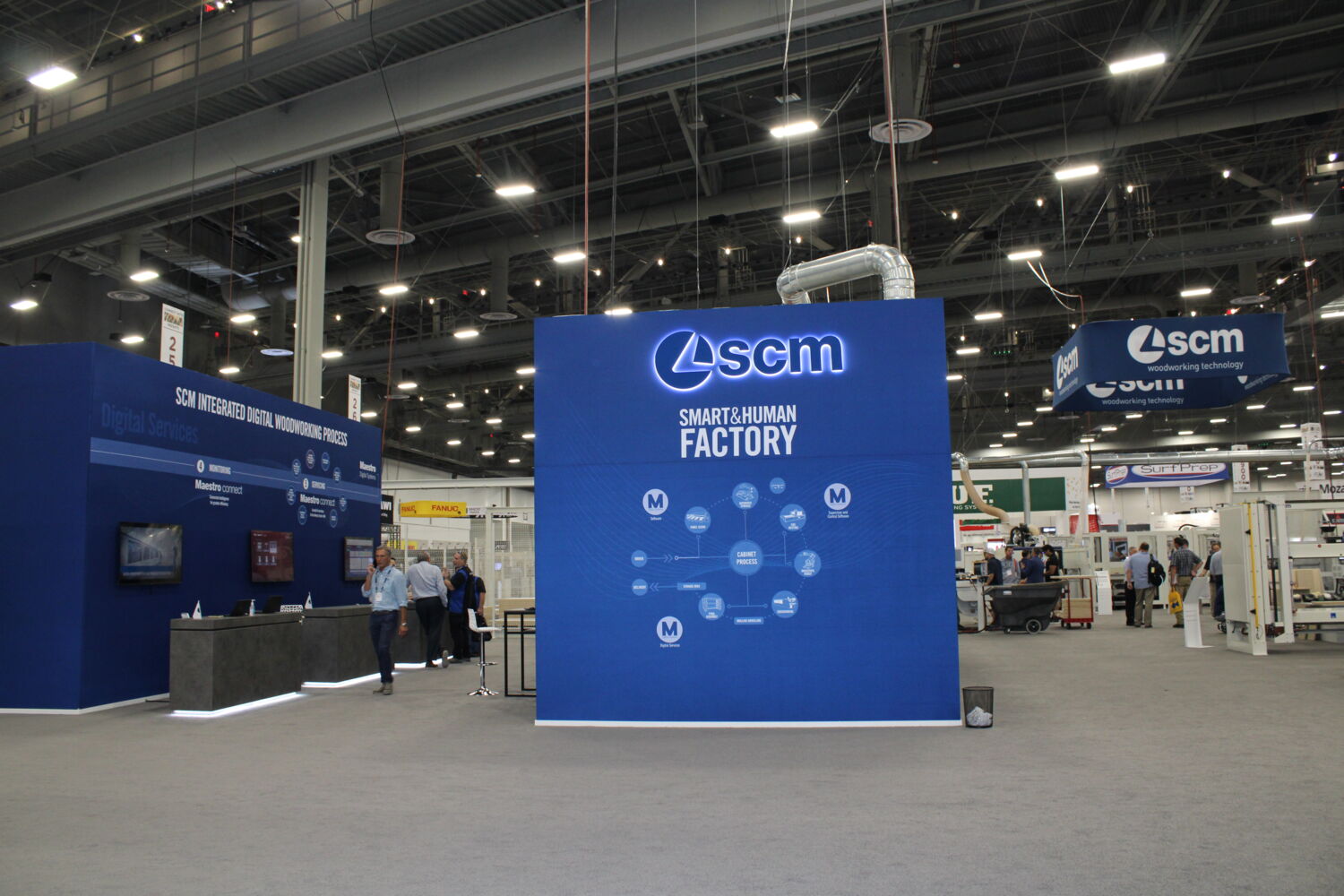 SCM at AWFS with its Smart&Human factory 