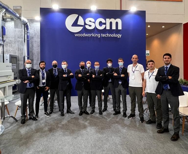 SCM at Woodtech fair to present the new commercial project for the turkish market