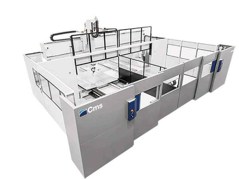 CNC-Bearbeitungszentrum - CNC-Bearbeitungszentren mit 5 Achsen, Durchgang in Z ab 500 mm - genesi