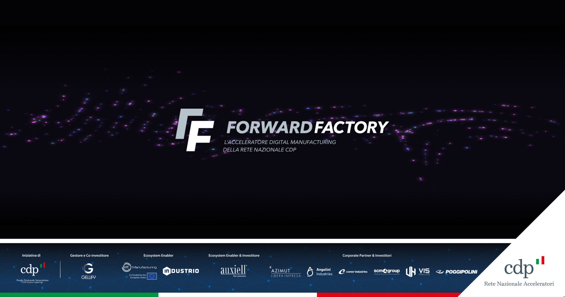 Digital Manufacturing: Scm Group partner of CDP Venture Capital's new “Forward Factory” accelerator