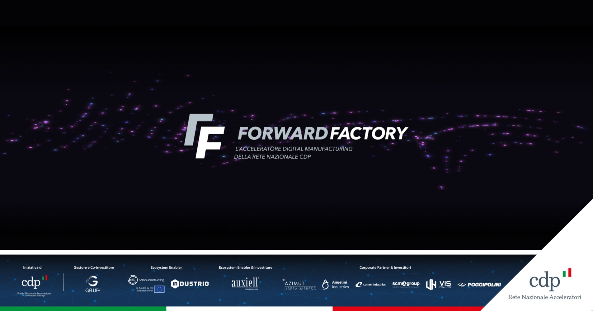 Digital Manufacturing: Scm Group partner del nuovo acceleratore “Forward Factory” di CDP Venture Capital