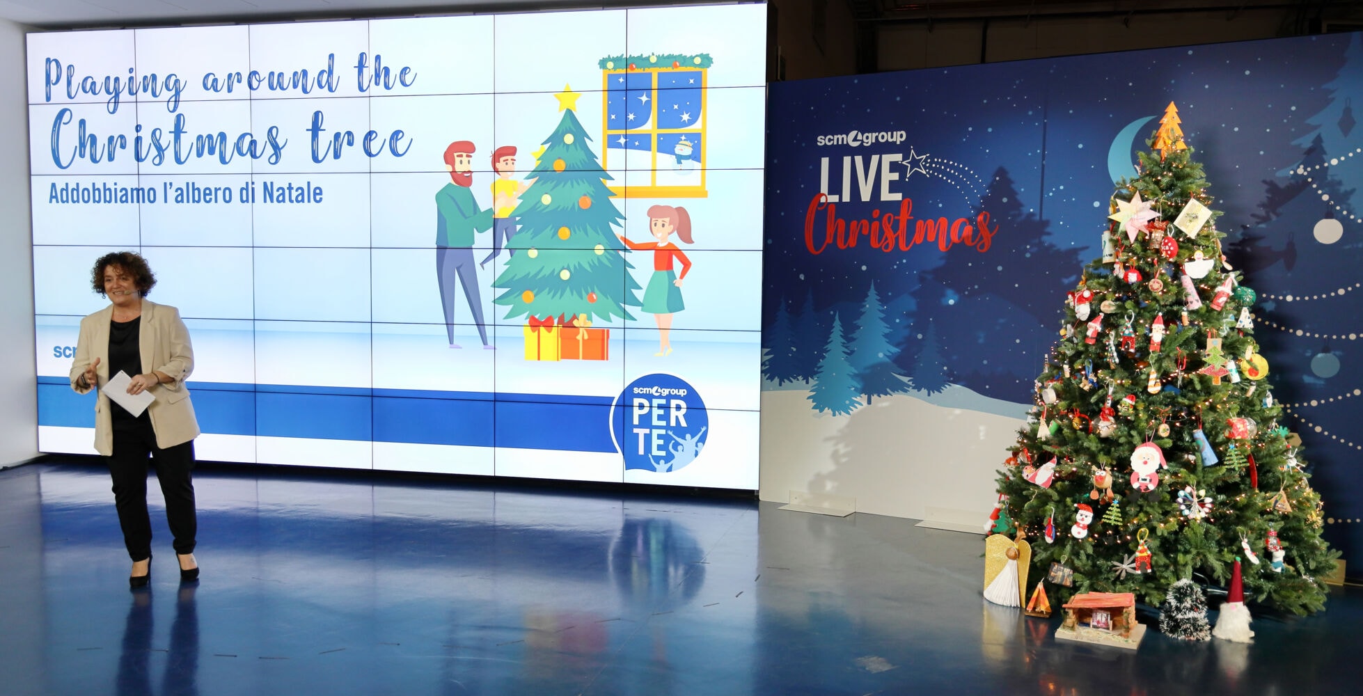 Scm Group Live Christmas: an event in the name of people and sharing