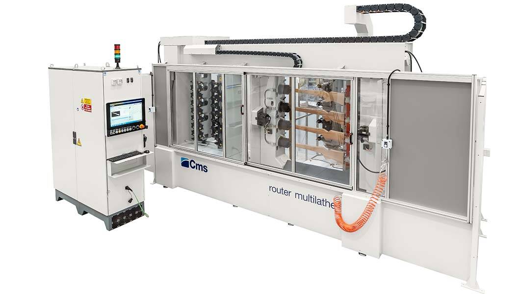 Centros de usinagem CNC para coronhas de fuzil - Máquinas para a usinagem de coronhas de fuzil - multilathe