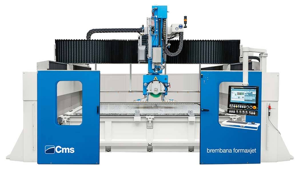 Débiteuses - Débiteuse 5 axes combinée Waterjet - brembana formax jet