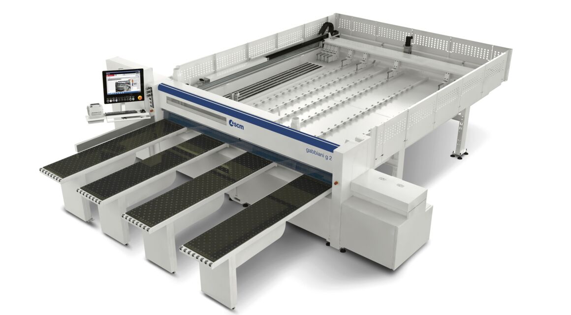 Automatic Single-Blade Beam Saw Gabbiani G2 - SCM Group