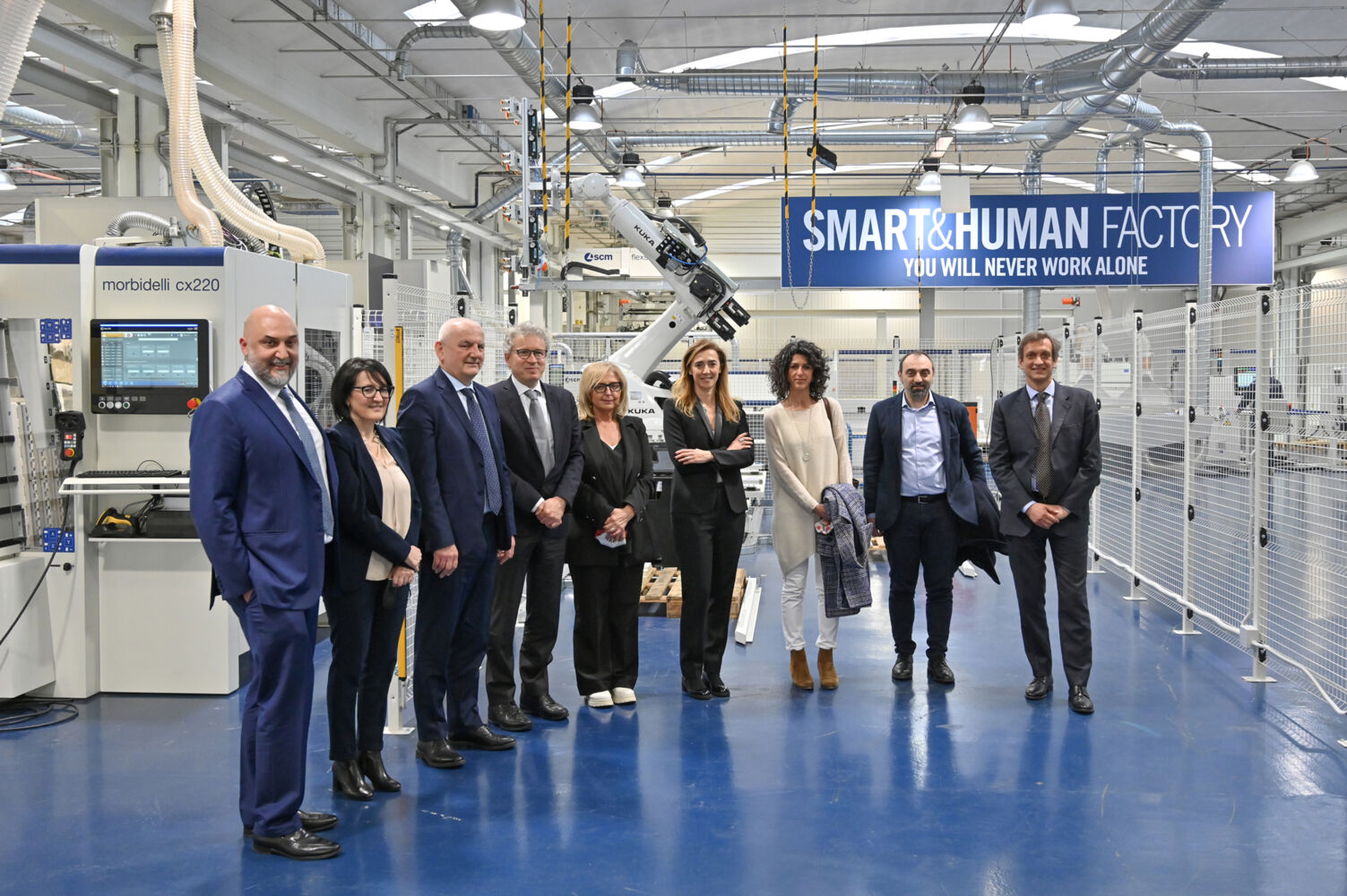 La Regione Emilia-Romagna in visita a Scm Group