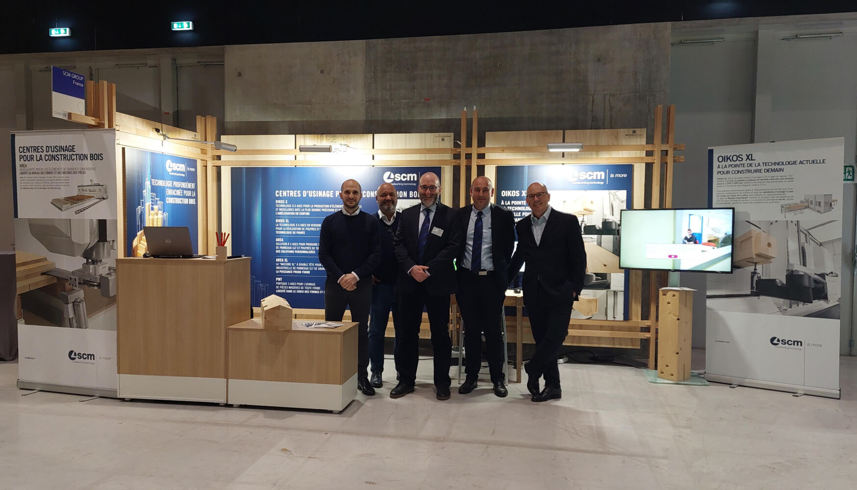 Grande interesse al Forum International Bois Construction per le novità SCM dedicate alla bioedilizia