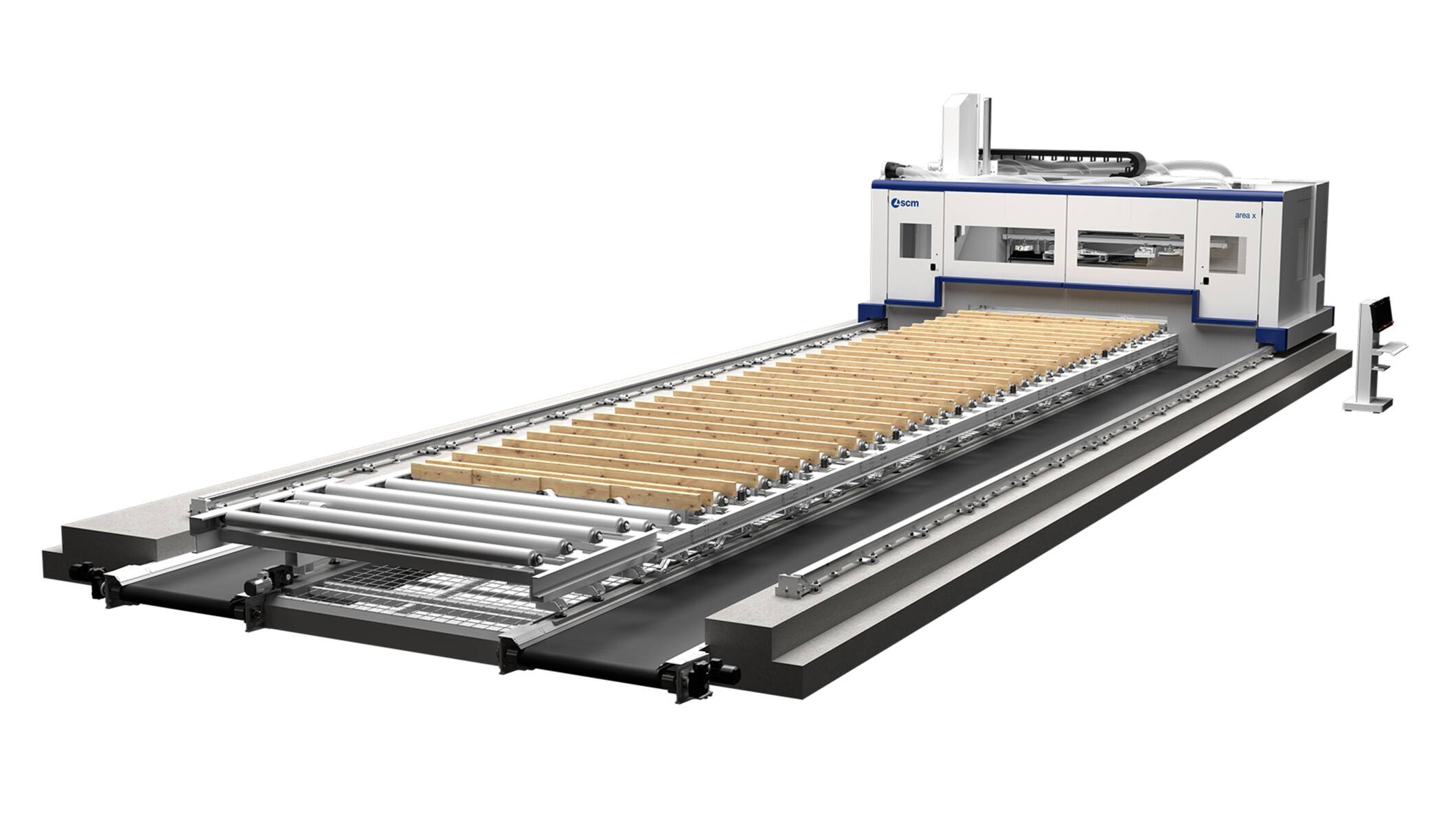 Systeme für den Holzbau - CNC-Abbundanlagen für den Holzbau - area x