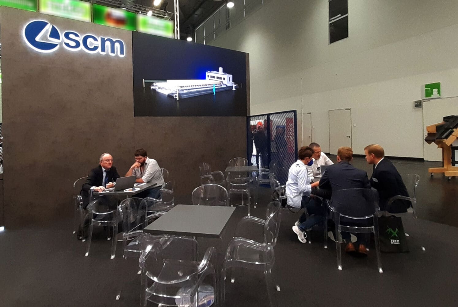 Grande soddisfazione per il team SCM alla fiera DACH+HOLZ International 2022