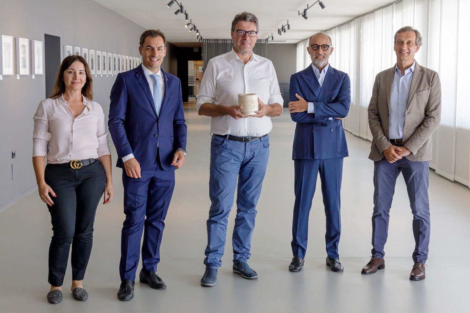 Il Ministro Giorgetti in visita a Scm Group