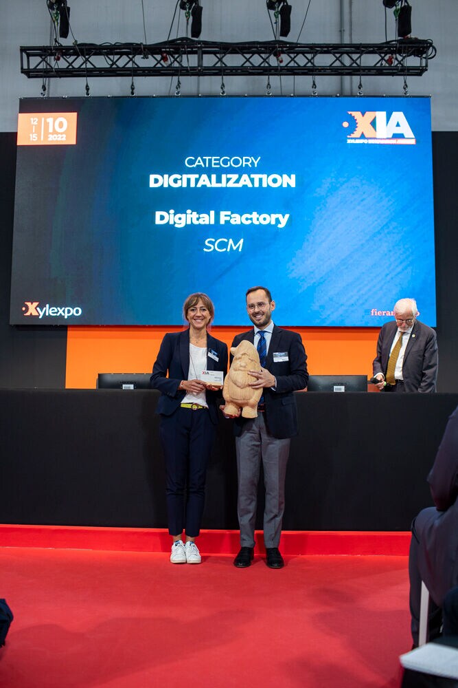 SCM awarded twice at Xylexpo