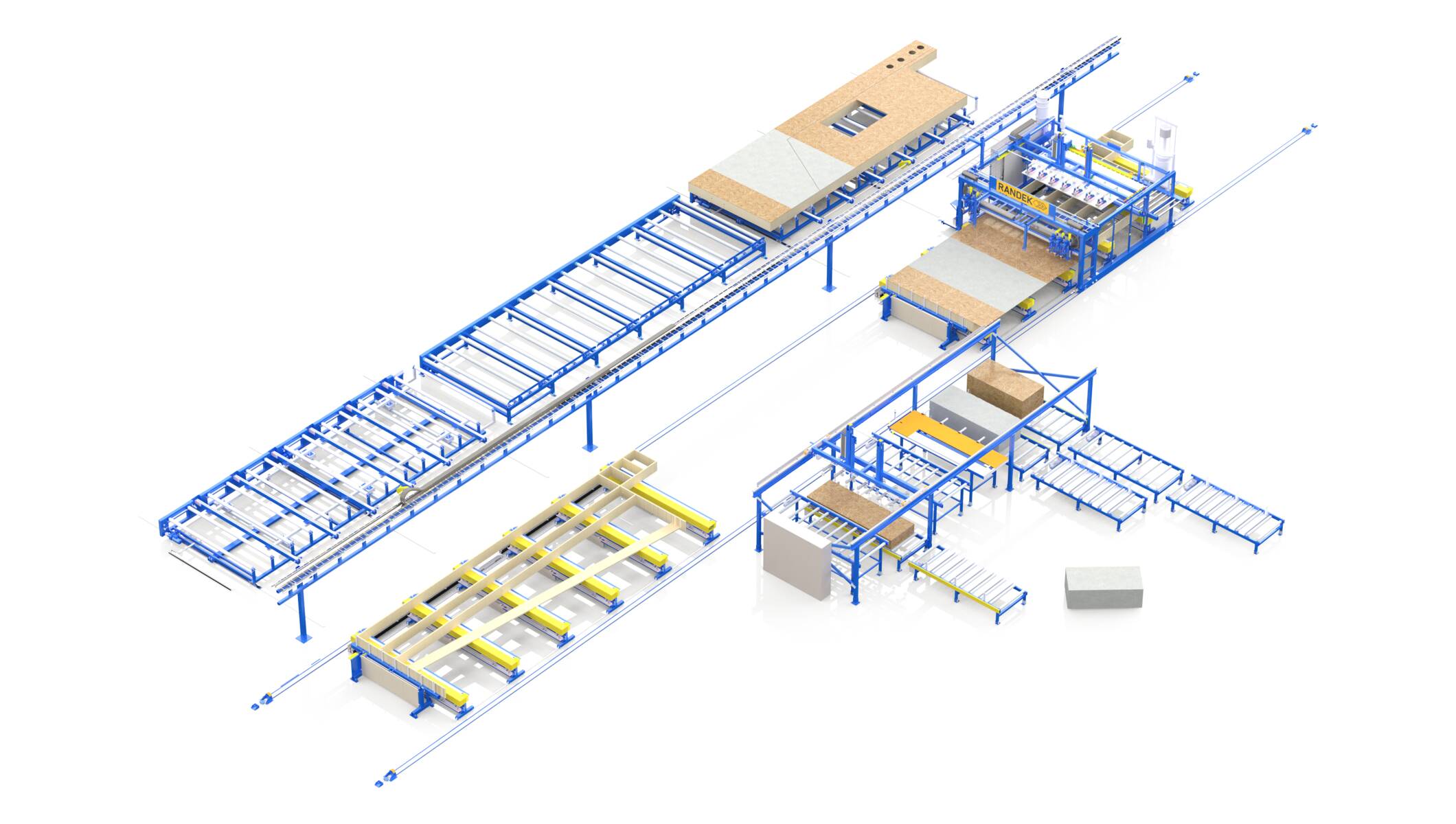 Systèmes pour la Charpente et la construction bois - Systèmes pour une production efficace de maisons préfabriquées - autofloor